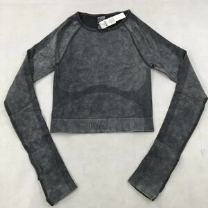 Victorias Secret Pink Seamless Cropped Crew XS NWT